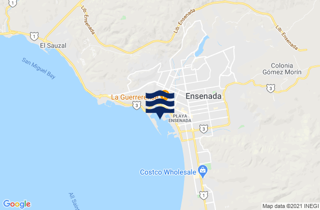 Ensenada, Mexico潮水