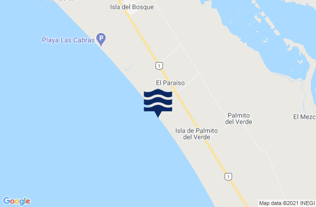 Escuinapa, Mexico潮水