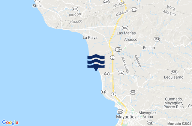 Espino, Puerto Rico潮水