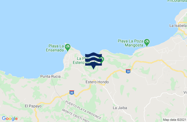 Estero Hondo, Dominican Republic潮水
