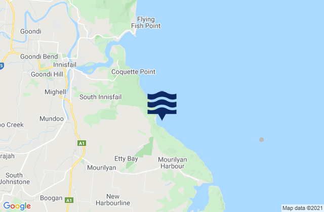 Etty Bay, Australia潮水