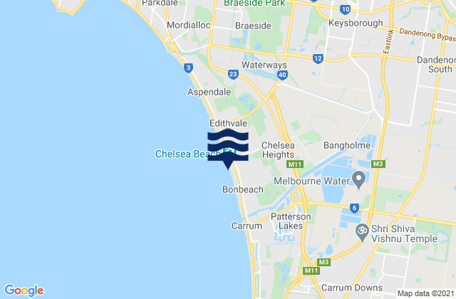 Eumemmerring, Australia潮水