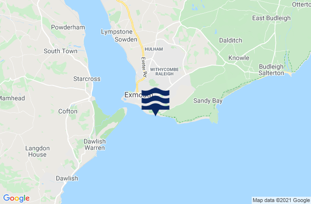 Exmouth, United Kingdom潮水