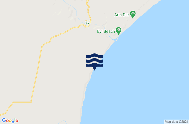 Eyl, Somalia潮水