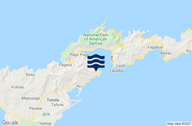 Fagaalu, American Samoa潮水