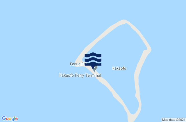 Fakaofo Island, Samoa潮水
