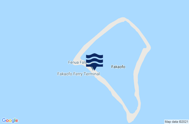 Fale old settlement, Tokelau潮水