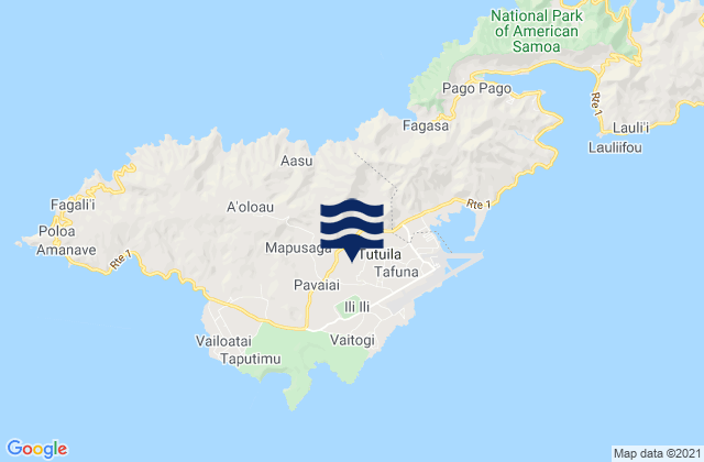Faleniu, American Samoa潮水