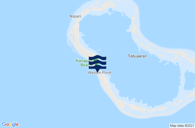Fanning Island, Kiribati潮水