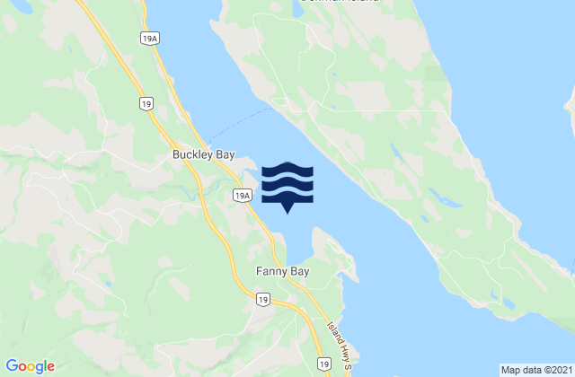 Fanny Bay, Canada潮水