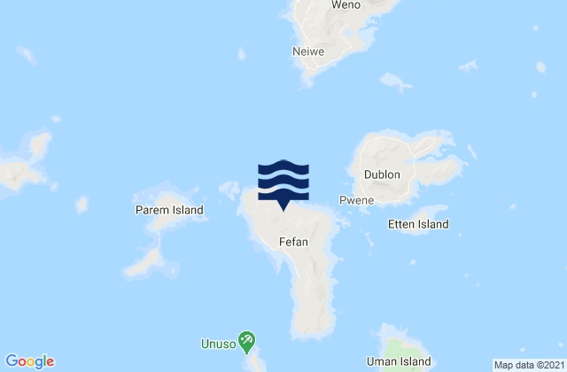Fefen Municipality, Micronesia潮水