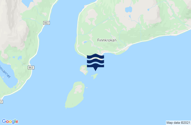 Finnkroken, Norway潮水