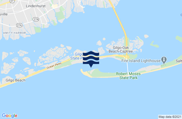 Fire I. Inlet 0.5 mi. S of Oak Beach, United States潮水