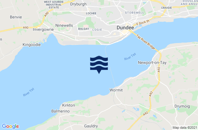 Firth of Tay, United Kingdom潮水