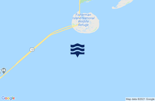 Fishermans Island 1.7 n.mi. south of, United States潮水