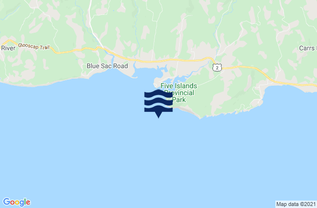 Five Islands, Canada潮水