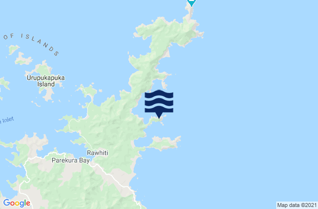 Flat Rock, New Zealand潮水