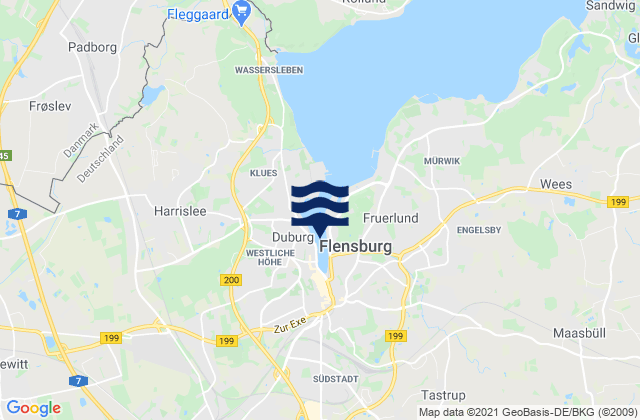 Flensburg, Germany潮水