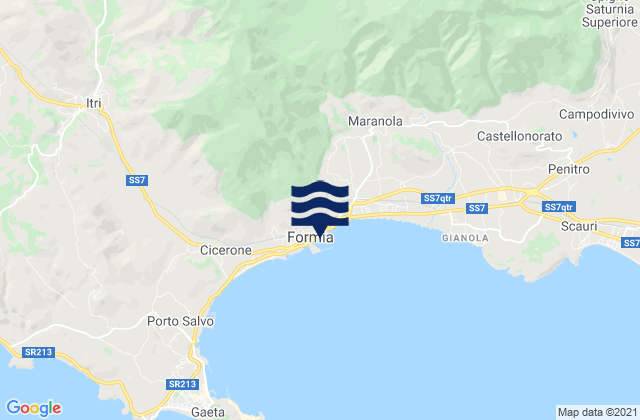 Formia, Italy潮水