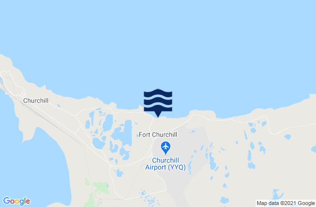 Fort Churchill, Canada潮水