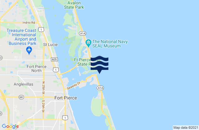 Fort Pierce Inlet (South Jetty), United States潮水