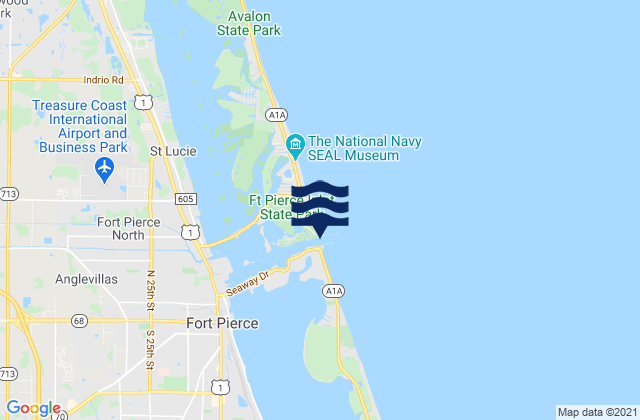 Fort Pierce Inlet Entrance, United States潮水