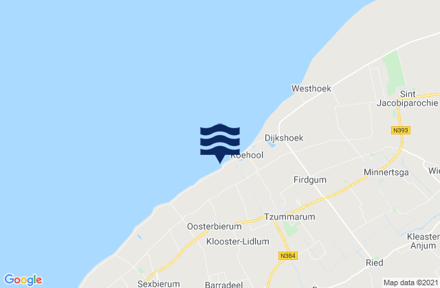 Franeker, Netherlands潮水