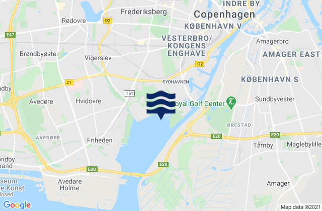 Frederiksberg Kommune, Denmark潮水