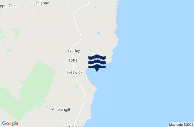 Freswick Bay, United Kingdom潮水