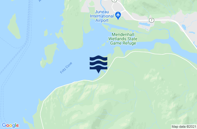 Fritz Cove (Douglas Island), United States潮水
