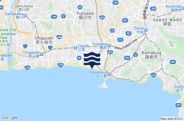 Fujisawa, Japan潮水