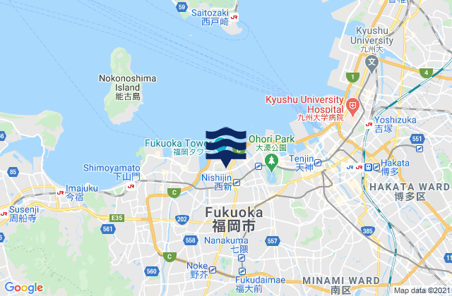 Fukuoka-shi, Japan潮水