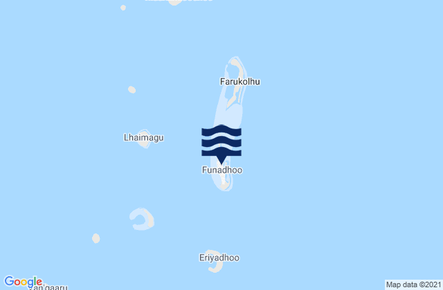 Funadhoo, Maldives潮水