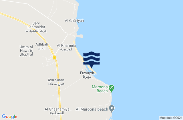 Fuwayriţ, Qatar潮水