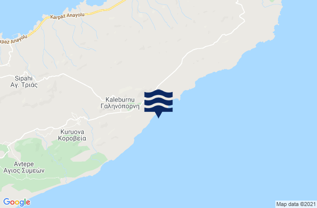 Galinóporni, Cyprus潮水