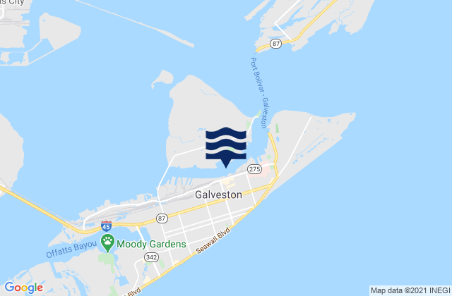 Galveston (Galveston Channel), United States潮水
