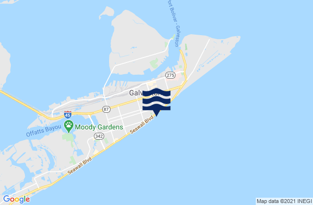Galveston - FlagshipPier, United States潮水