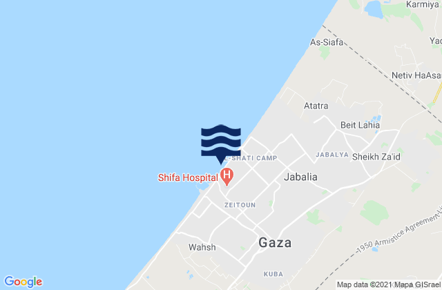 Gaza, Palestinian Territory潮水