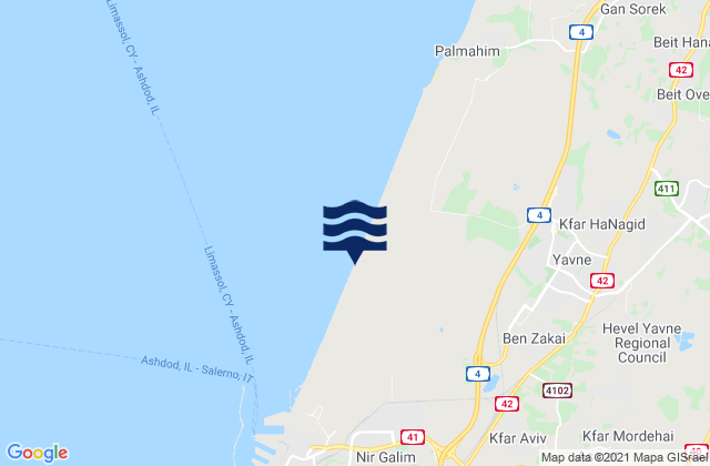 Gedera, Israel潮水