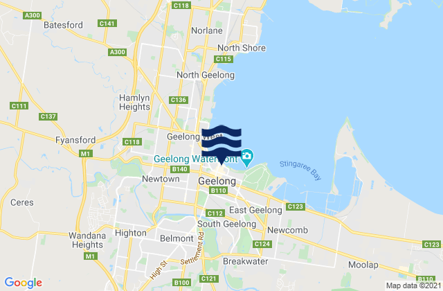Geelong, Australia潮水