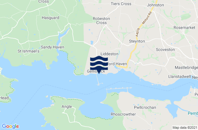 Gelliswick Bay, United Kingdom潮水