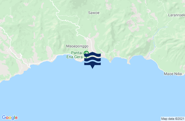 Gelu, Indonesia潮水