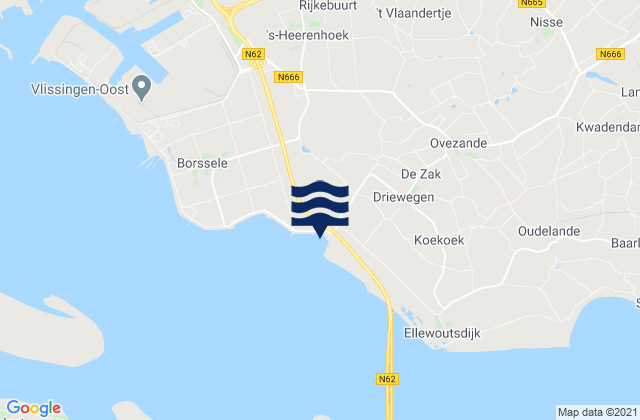 Gemeente Borsele, Netherlands潮水