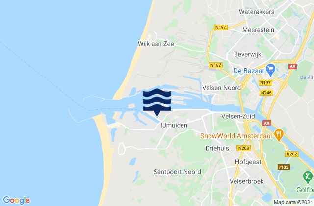 Gemeente Haarlem, Netherlands潮水