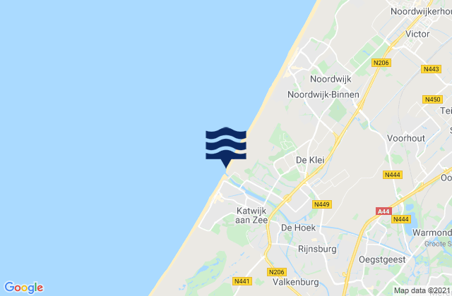 Gemeente Katwijk, Netherlands潮水