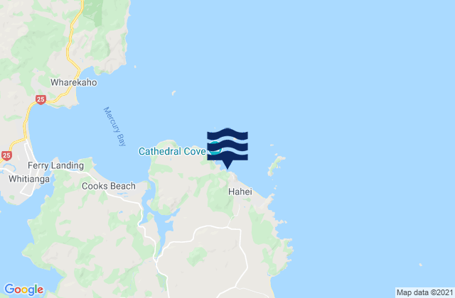 Gemstone Bay, New Zealand潮水
