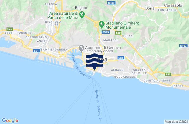 Genoa, Italy潮水