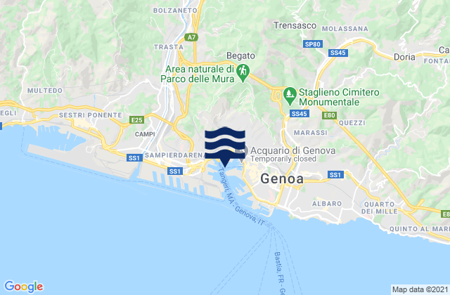 Genova, Italy潮水