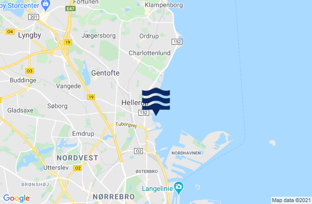 Gentofte Kommune, Denmark潮水