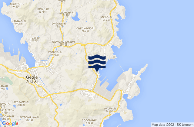 Geoje-si, South Korea潮水